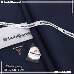 Gul Ahmed Executive Hard Cotton Unstitched Suit – 4.5M Men's Shalwar Kameez Fabric (Copy)