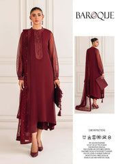 BAROQUE Premium Chiffon Collection (Code 201) – Sequence Embroidery Edition