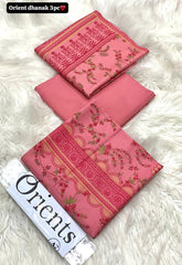 Orient Printed Dhanak 3-Piece Unstitched Suit with Dhanak Dupatta prt
