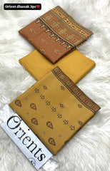 Orient Printed Dhanak 3-Piece Unstitched Suit with Dhanak Dupatta prt