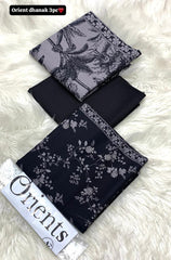Orient Printed Dhanak 3-Piece Unstitched Suit with Dhanak Dupatta prt