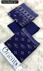Orient Printed Dhanak 3-Piece Unstitched Suit with Dhanak Dupatta prt