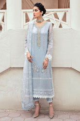 Mushq Designer Organza Collection – Full Handwork Adda Front & Cutwork Dupatta