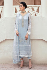 Mushq Designer Organza Collection – Full Handwork Adda Front & Cutwork Dupatta