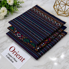 : Orient / IB Bonanza 3PC Linen Suit – Digital Printed Dupatta & All-Over Shirt (72/72 Linen)