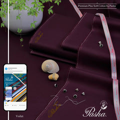 Premium Soft Cotton Unstitched Suit – Comfortable Men’s Suiting P-112