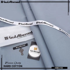Gul Ahmed Executive Hard Cotton Unstitched Suit – 4.5M Men's Shalwar Kameez Fabric