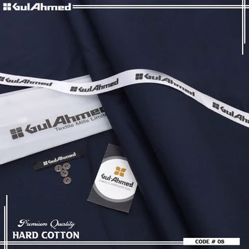 Gul Ahmed Executive Hard Cotton Unstitched Suit – 4.5M Men's Shalwar Kameez Fabric (Copy)