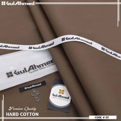 Gul Ahmed Executive Hard Cotton Unstitched Suit – 4.5M Men's Shalwar Kameez Fabric