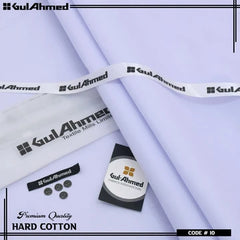 Gul Ahmed Executive Hard Cotton Unstitched Suit – 4.5M Men's Shalwar Kameez Fabric