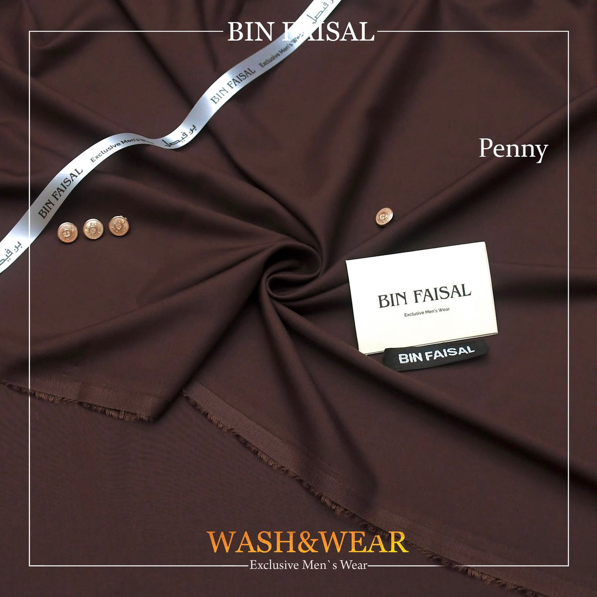 Men’s Premium Unstitched Wash & Wear Suiting pr-21