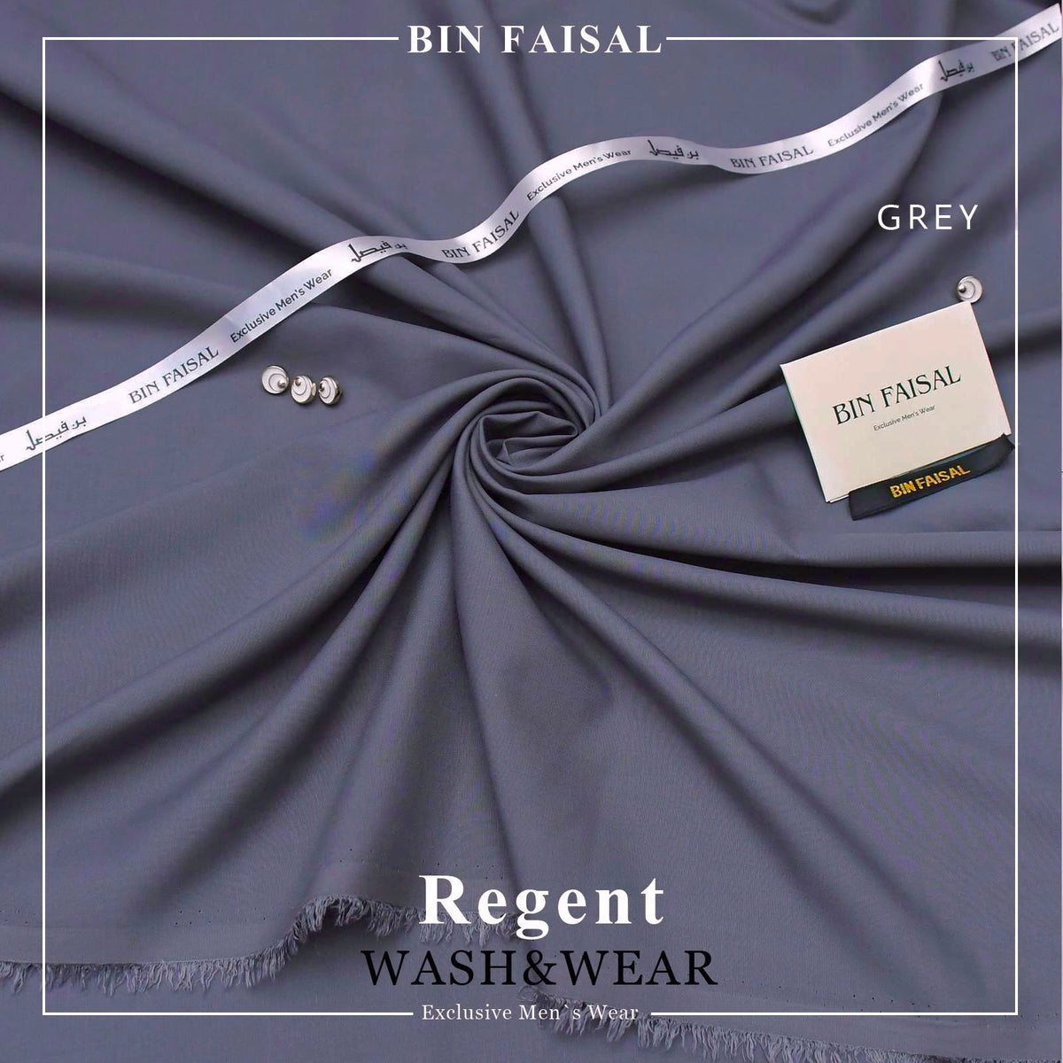 Men’s Premium Unstitched Wash & Wear Suiting pr-19