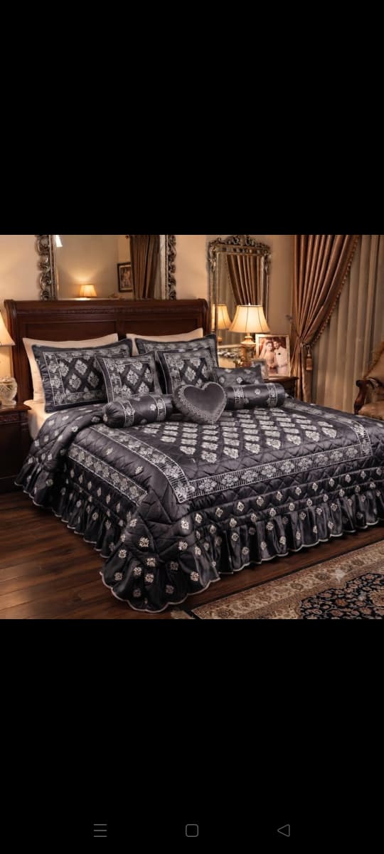 Luxury Bridal Bedsheet Set – Elegant Wedding Collection bedding-1008