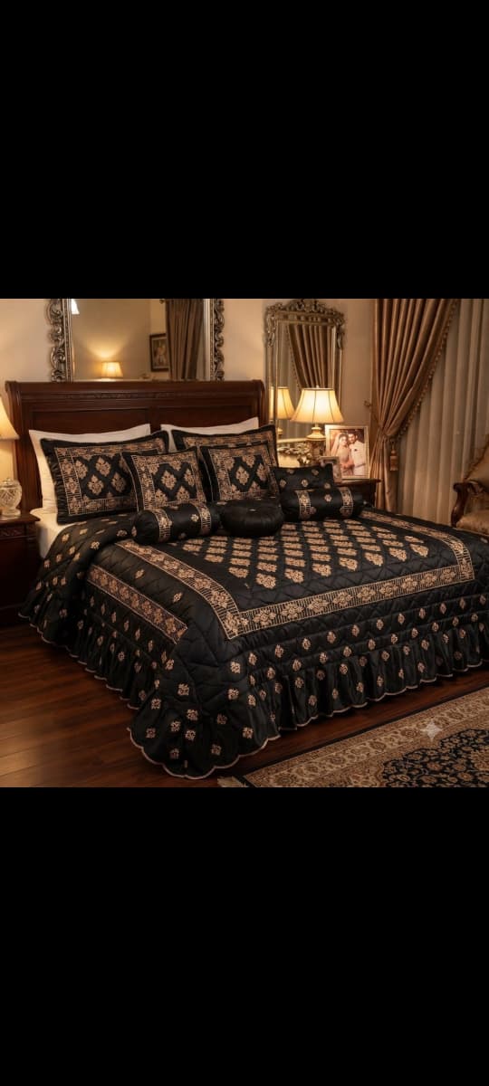 Luxury Bridal Bedsheet Set – Elegant Wedding Collection bedding-1008