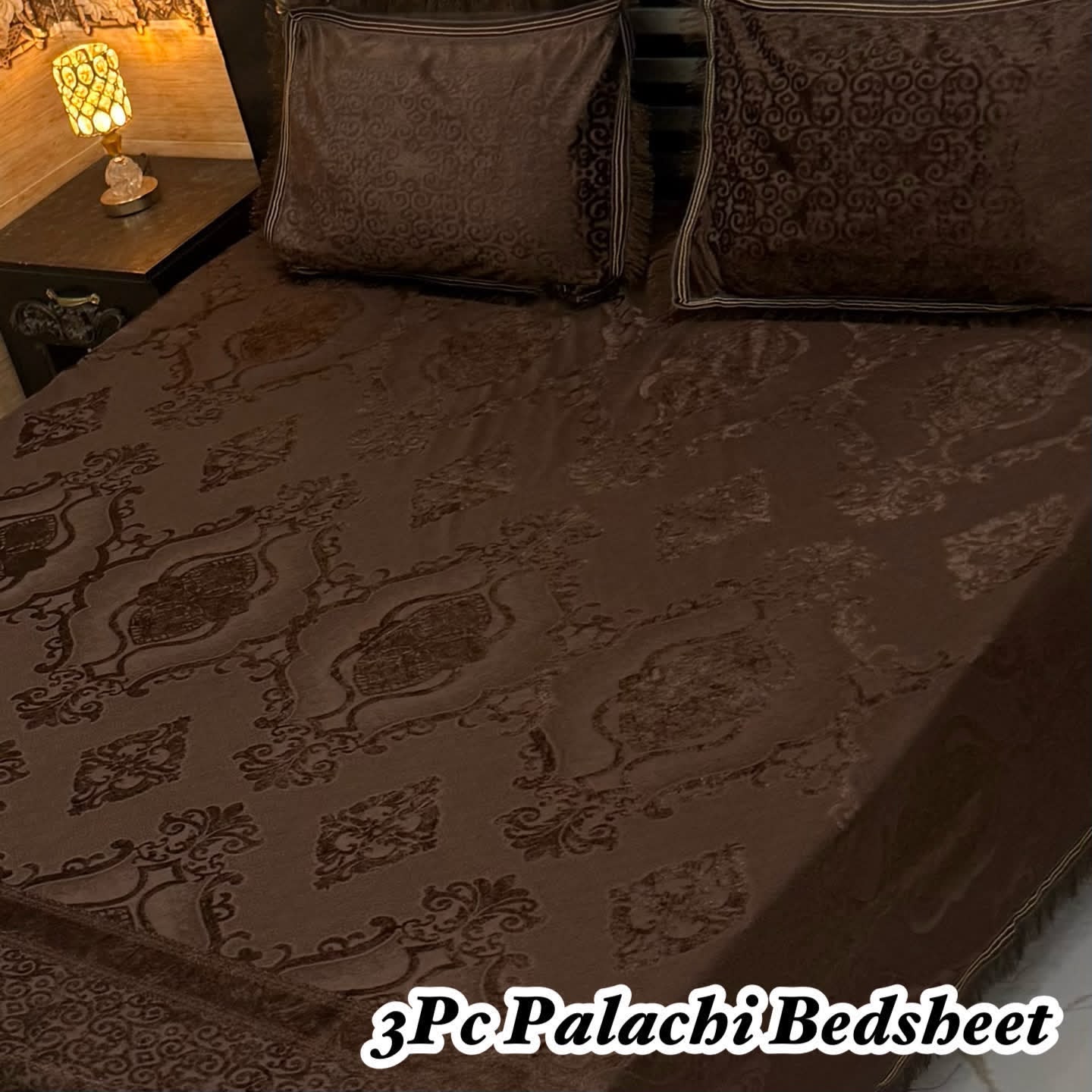 Luxury Bridal Bedsheet Set – Elegant Wedding Collection pluchi bedsheet-10010