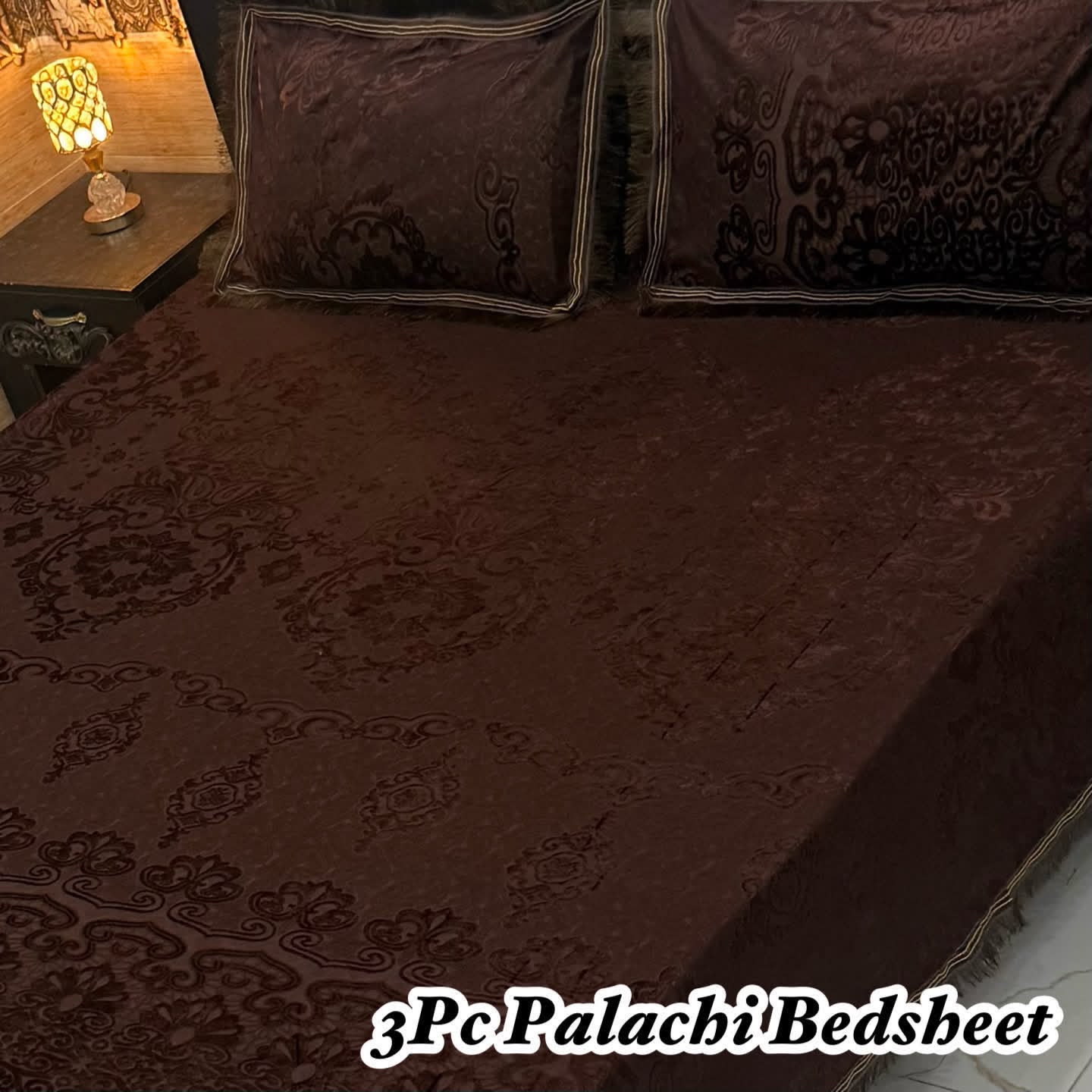 Luxury Bridal Bedsheet Set – Elegant Wedding Collection pluchi bedsheet-10010