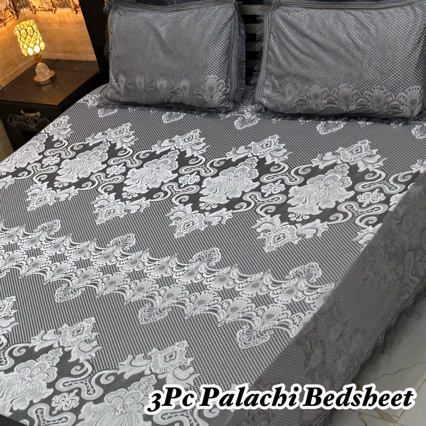 Luxury Bridal Bedsheet Set – Elegant Wedding Collection pluchi bedsheet-10010