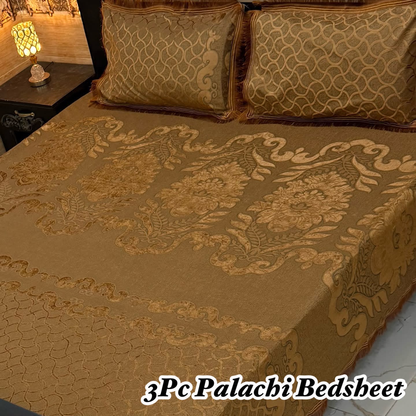 Luxury Bridal Bedsheet Set – Elegant Wedding Collection pluchi bedsheet-10010