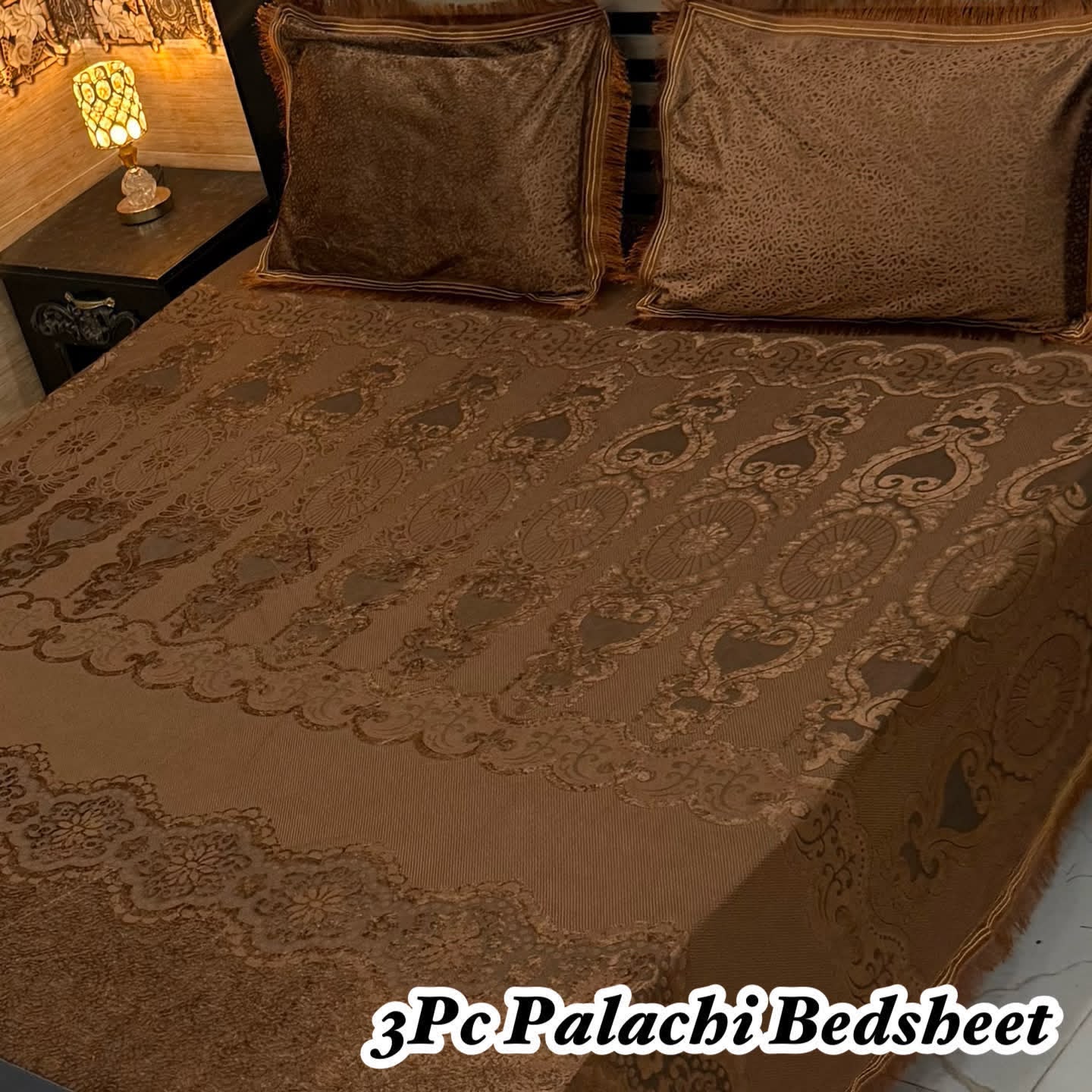 Luxury Bridal Bedsheet Set – Elegant Wedding Collection pluchi bedsheet-10010