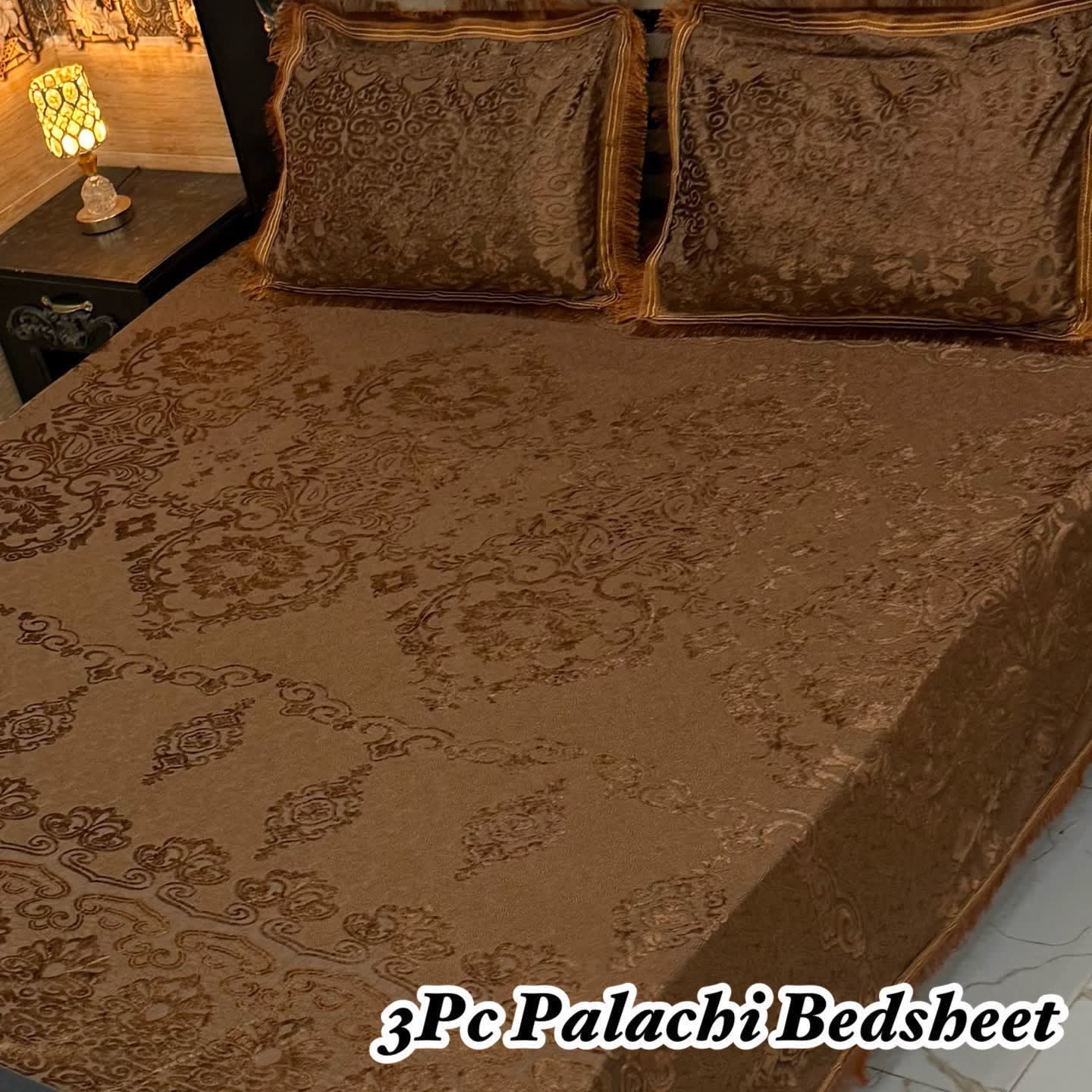 Luxury Bridal Bedsheet Set – Elegant Wedding Collection pluchi bedsheet-10010