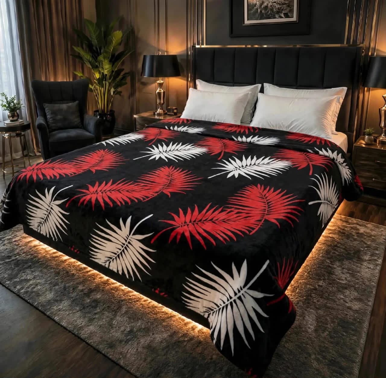 Luxury Bridal Bedsheet Set – Elegant Wedding Collection AC BLANKET-1007