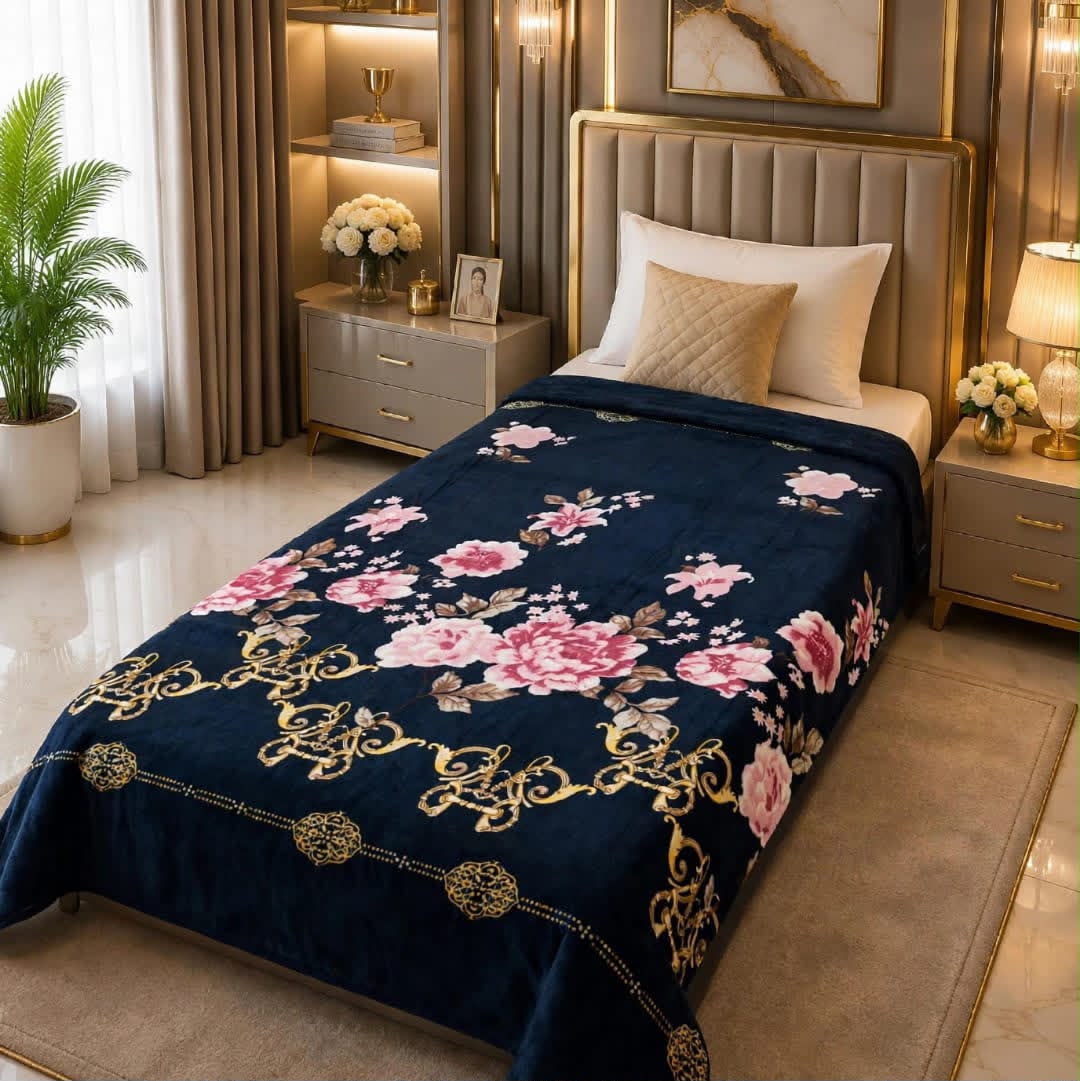 Luxury Bridal Bedsheet Set – Elegant Wedding Collection AC BLANKET-10014
