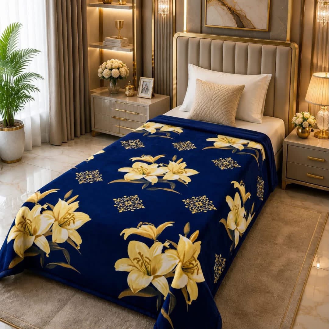Luxury Bridal Bedsheet Set – Elegant Wedding Collection AC BLANKET-10014
