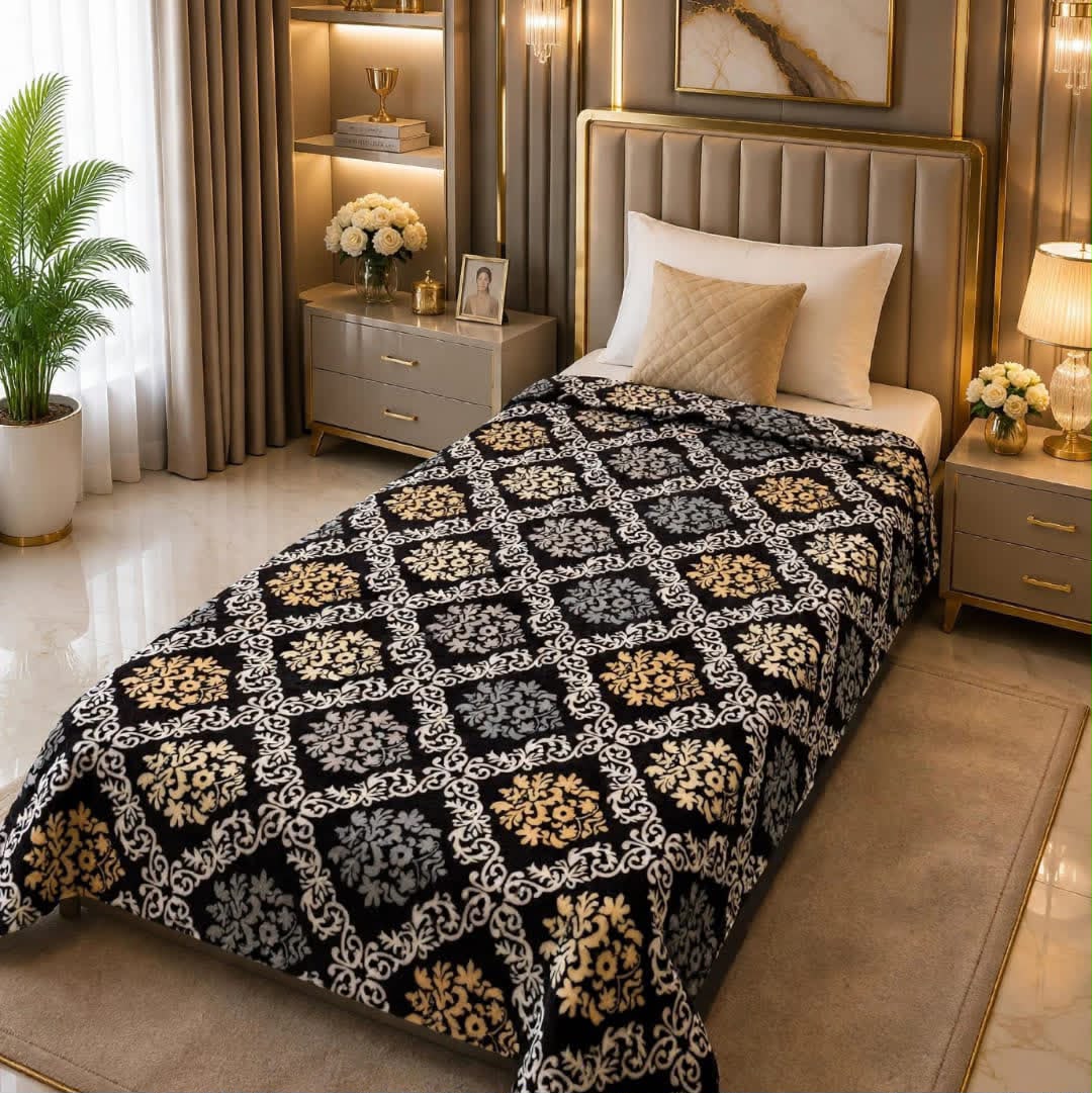 Luxury Bridal Bedsheet Set – Elegant Wedding Collection AC BLANKET-10014