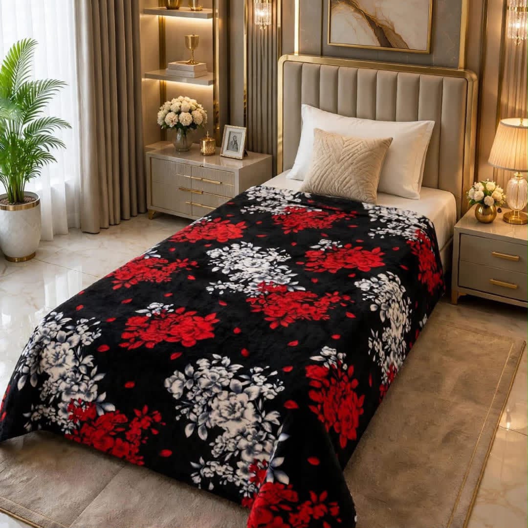 Luxury Bridal Bedsheet Set – Elegant Wedding Collection AC BLANKET-10014