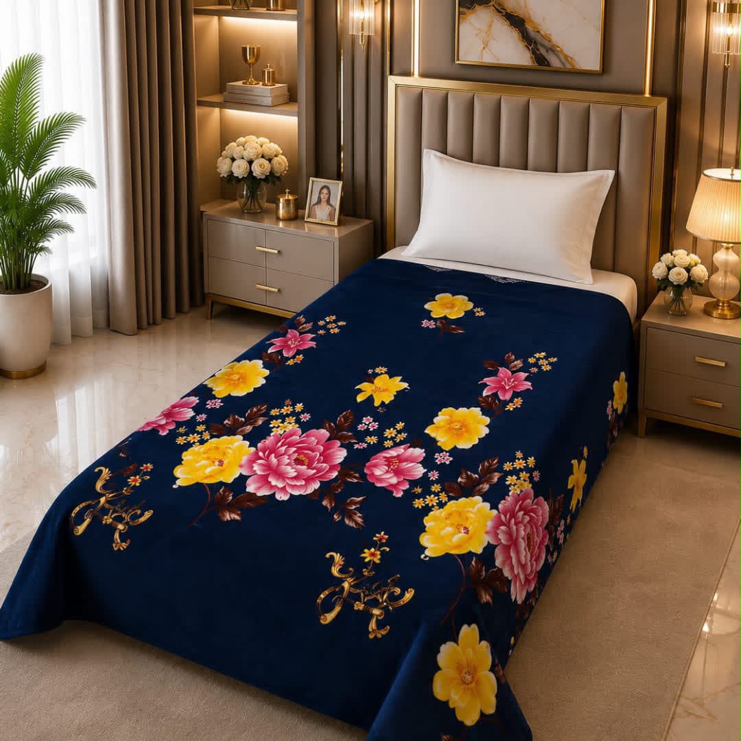 Luxury Bridal Bedsheet Set – Elegant Wedding Collection AC BLANKET-10014