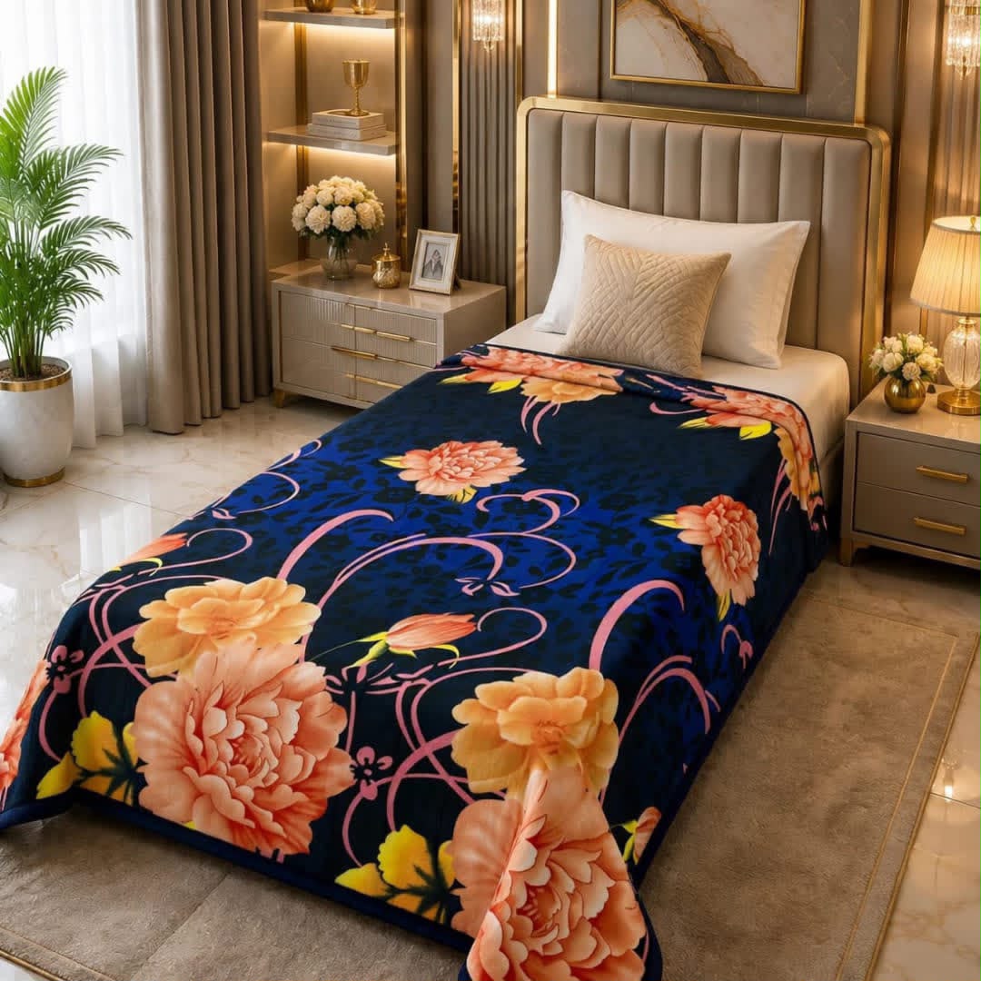 Luxury Bridal Bedsheet Set – Elegant Wedding Collection AC BLANKET-10014