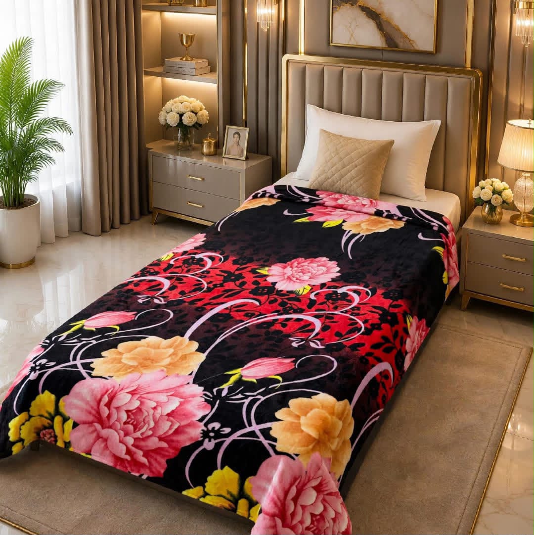 Luxury Bridal Bedsheet Set – Elegant Wedding Collection AC BLANKET-10014