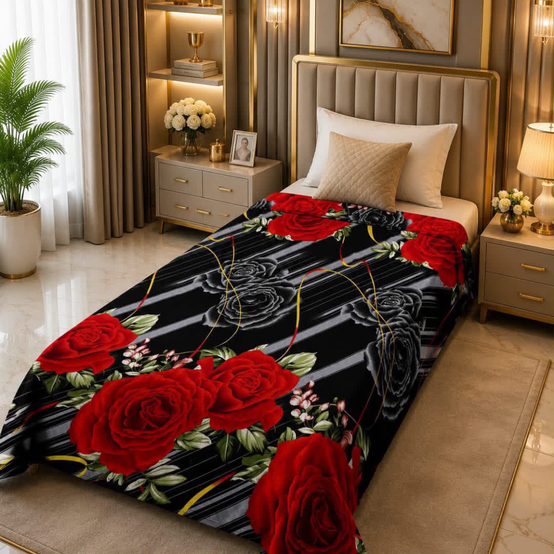 Luxury Bridal Bedsheet Set – Elegant Wedding Collection AC BLANKET-10014