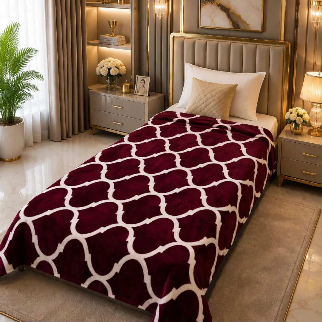 Luxury Bridal Bedsheet Set – Elegant Wedding Collection AC BLANKET-10014