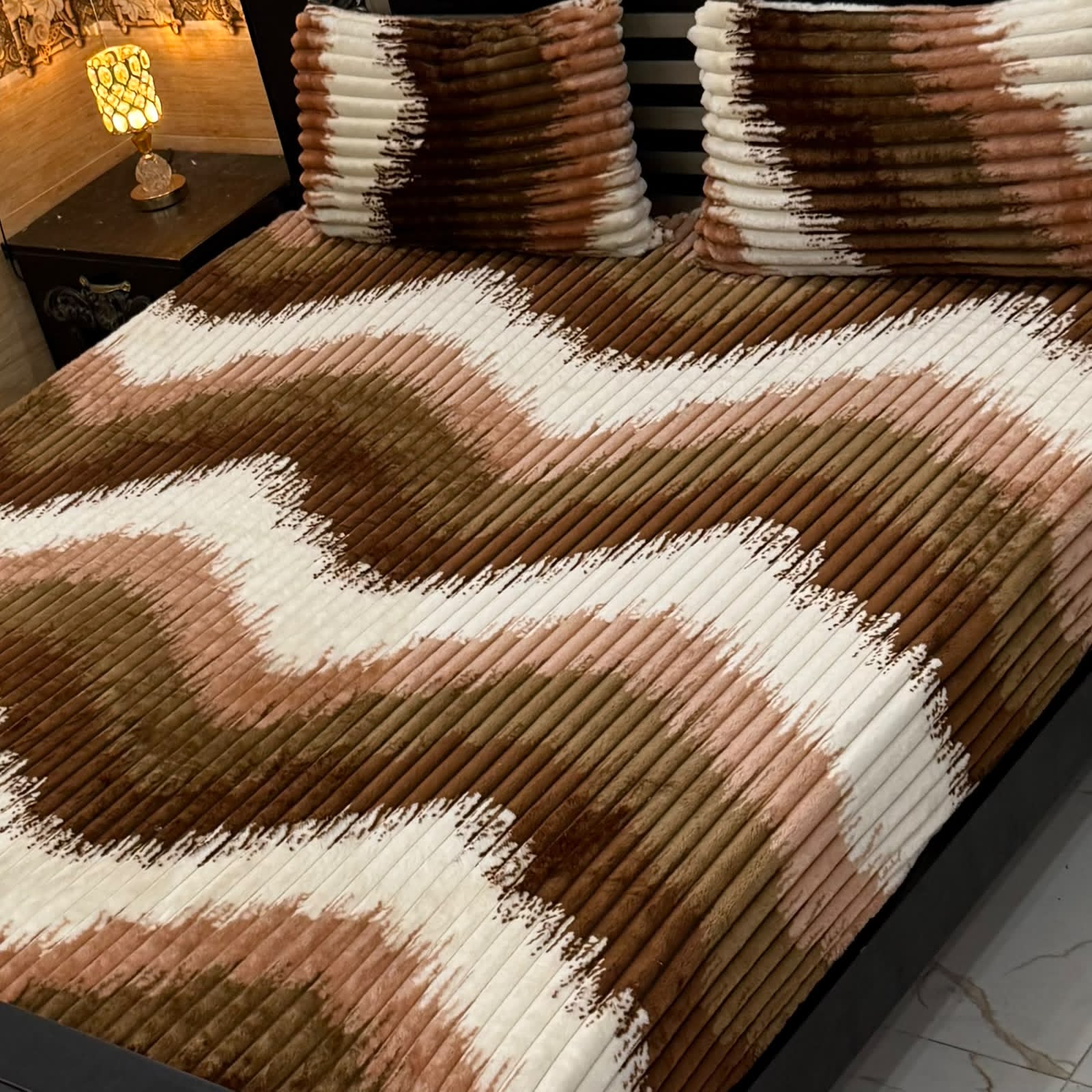 Luxury Bridal Bedsheet Set – Elegant Wedding Collection AC BLANKET-10013