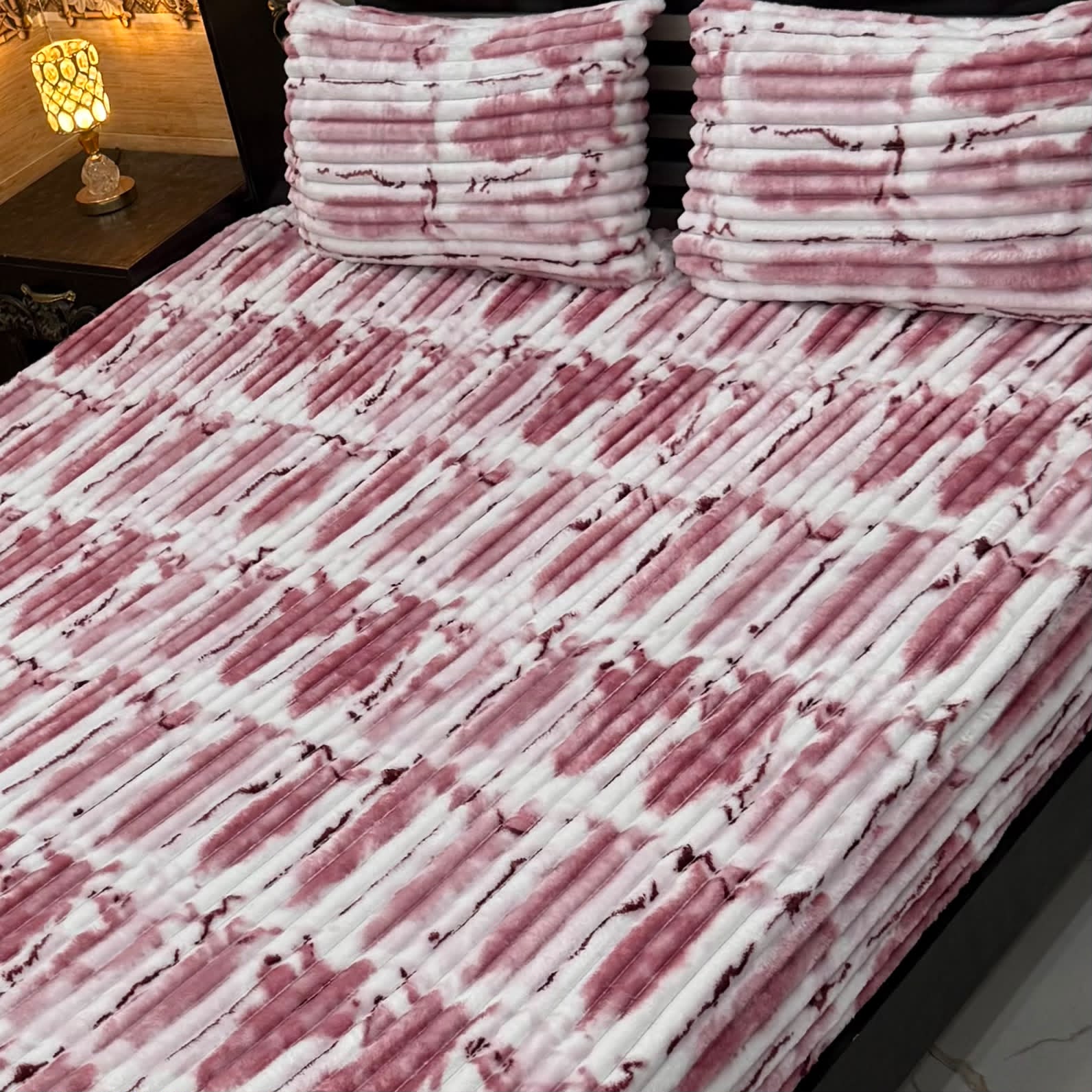Luxury Bridal Bedsheet Set – Elegant Wedding Collection AC BLANKET-10013