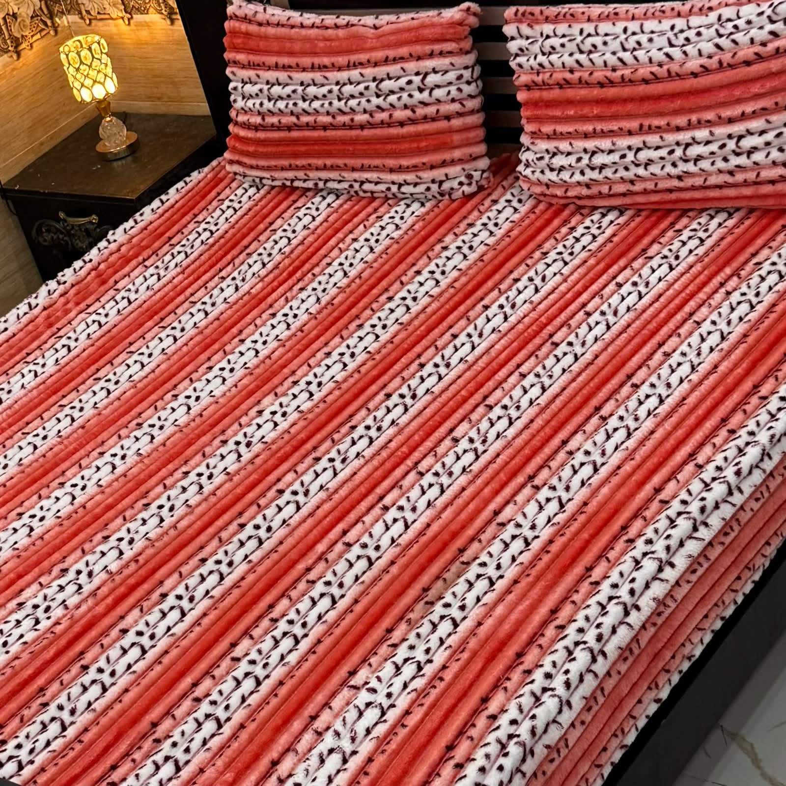 Luxury Bridal Bedsheet Set – Elegant Wedding Collection AC BLANKET-10013