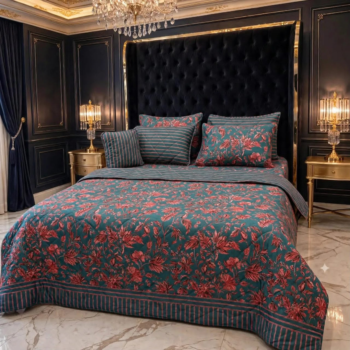 Luxury Bridal Bedsheet Set – Elegant Wedding Collection COMFORTER SET-10011