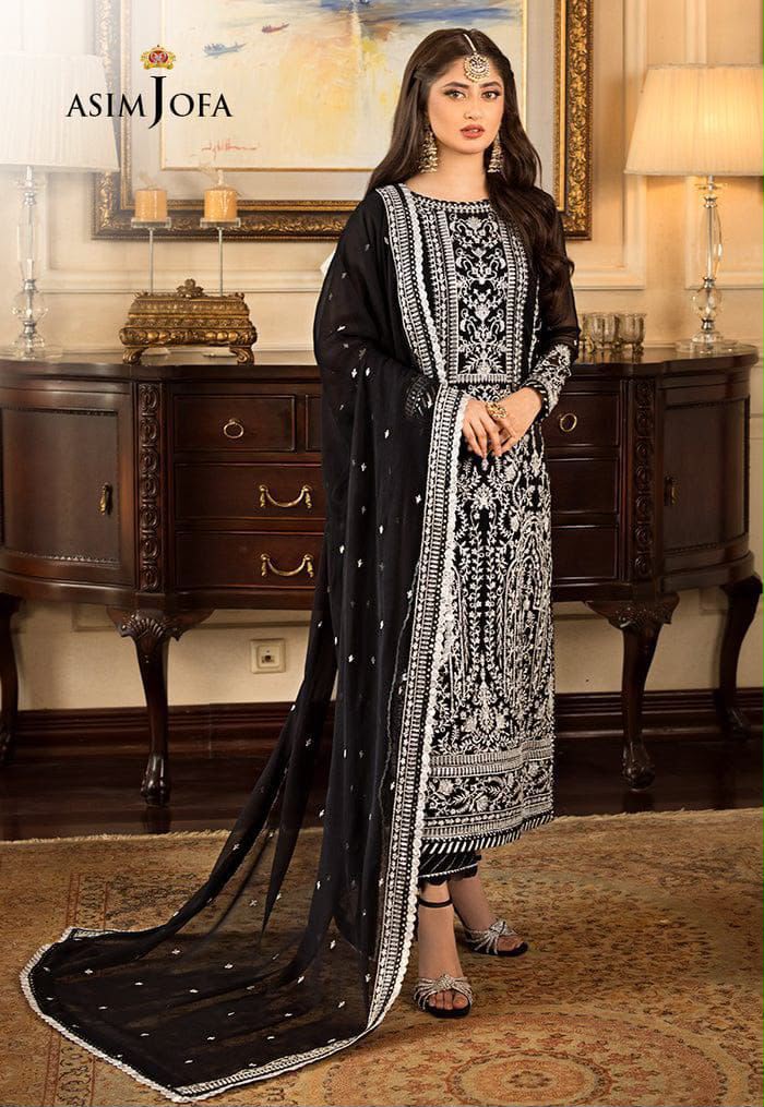 Asim Jofa Jhilmil Chiffon Collection (Article #AJJMLC_D21-25) – Hit Design