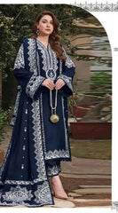 Nishat Lawn 90/70 Heavy Embroidered Shirt & Trouser 2-Piece Suit emb 506