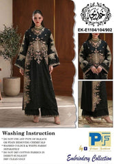 Ethnic Luxury Charmoush Silk Heavy Embroidered Kaftan Suit (EK-E1104)