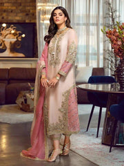 Sara Rohail Asghar Handwork Embroidered Organza 3-Piece Suit