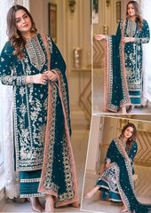 Aneela's Luxury Embroidered Chiffon Wedding Collection 3pc