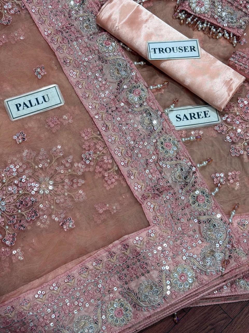 Maria B Luxury Embroidered Unstitched Replica – 3-Piece Suit