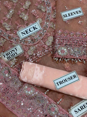 Maria B Luxury Embroidered Unstitched Replica – 3-Piece Suit