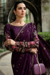 Brand: MARIA B | NET EMBROIDED SAREE| 3PEC-UNSTICHED