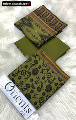 Orient Printed Dhanak 3-Piece Unstitched Suit with Dhanak Dupatta prt