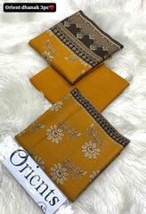 Orient Printed Dhanak 3-Piece Unstitched Suit with Dhanak Dupatta prt