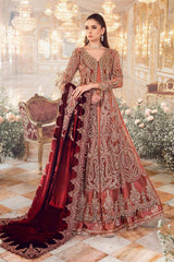 Maria B Handwork & Sequence Embroidered Net Frock (Master Replica)