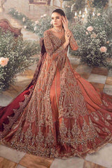 Maria B Handwork & Sequence Embroidered Net Frock (Master Replica)